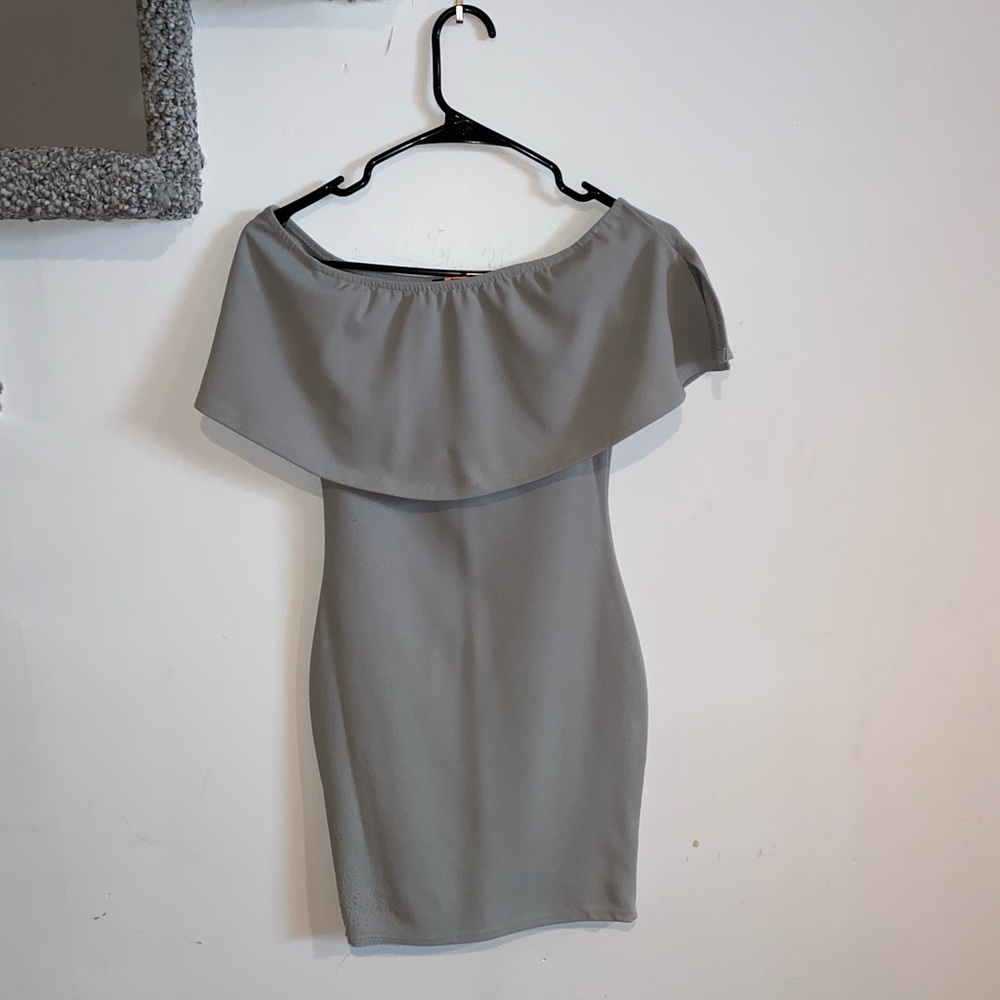 Gray Short Bodycon dress from Pretty Little Thing